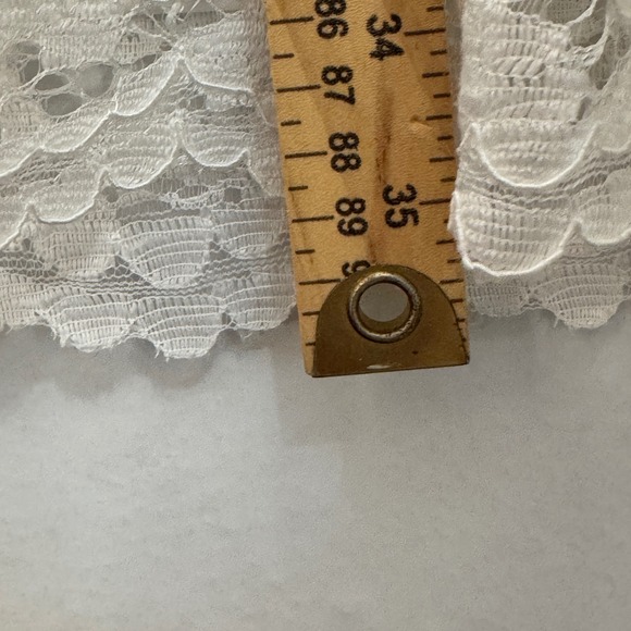 Altar'd State Cottagecore White Lace Sleeveless Fit & Flare Dress Sz M‎ Bridal - Picture 13 of 16